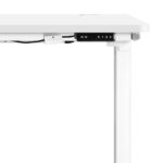 Oikiture Standing Desk Adjustable Motorised 120cm White - Image 7