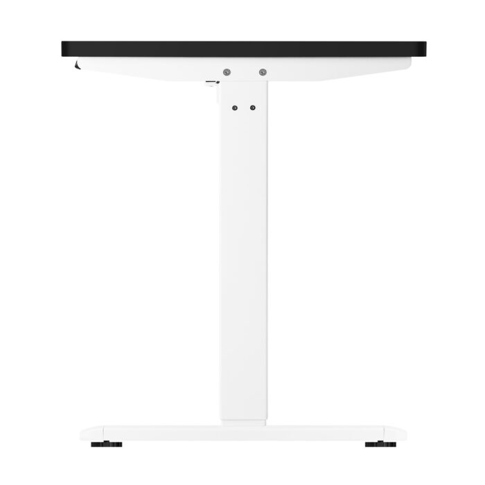 Oikiture Standing Desk Adjustable Motorised 140cm White&Black - Image 2