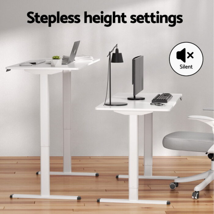 Artiss 120cm Electric Standing Desk with Mini Peal Exercise Bike Home Office - Image 6