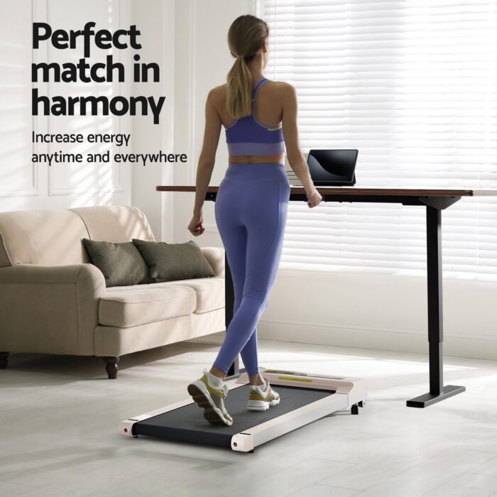 Artiss 360mm Treadmill Electric Walking Pad with 140cm Automatic Standing Desk - Image 4