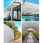 Instahut 50% Shade Cloth 1.83x30m Shadecloth Wide Heavy Duty White - Image 4