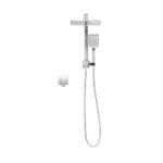 Welba 10" Rain Shower Head Set with Mixer Square 3-Mode Black - Image 6