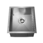 Cefito Kitchen Sink 45X39CM Stainless Steel Basin Single Bowl Silver - Image 3