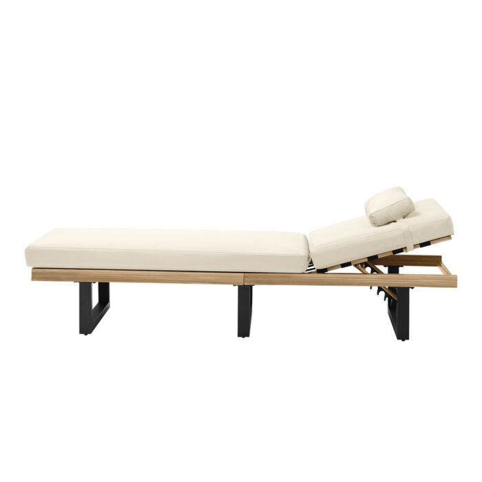 Livsip Sun Lounge Outdoor Lounger Beige - Image 3