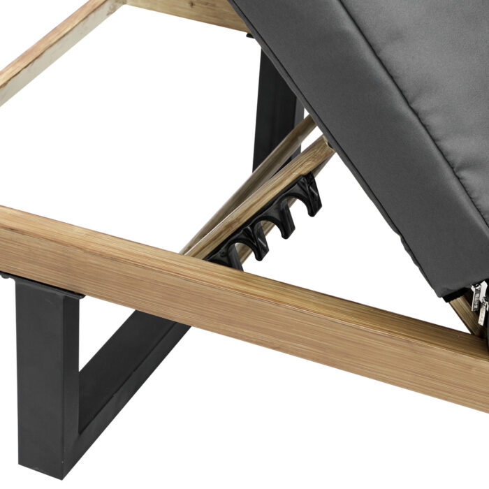 Livsip Sun Lounge Outdoor Lounger Grey - Image 6