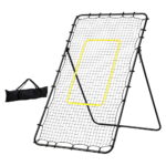 Everfit 7ft 2.1M Volleyball Net Football Baseball Goal Netting with Frame Angle Adjustable Rebounder
