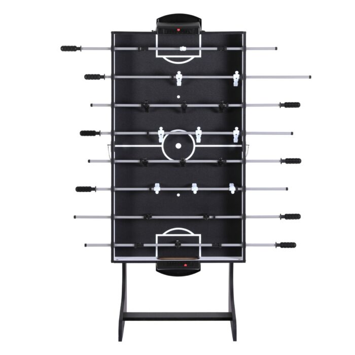 4-in-1 Soccer Table Foldable Game Foosball Table Tennis Pool Hockey - Image 3