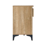 Oikiture Shoe Cabinet Bench Storage Drawer 6 Shelves Polyester Seat - Image 3