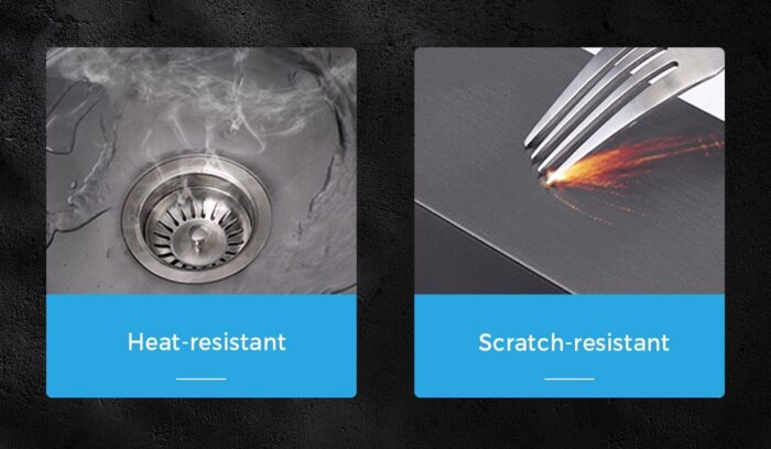 Welba Stainless Steel Sink Single Under/Top/Flush Mount 45X30CM - Image 2