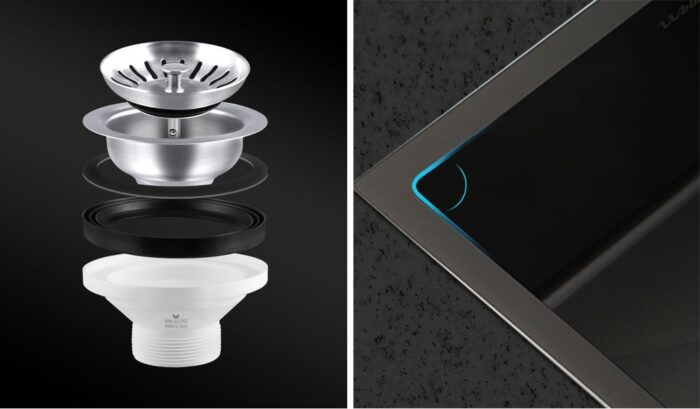 Welba Stainless Steel Sink Single Under/Top/Flush Mount 45X30CM - Image 3