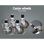 Cefito 1524x610mm Stainless Steel Kitchen Bench with Wheels 430 - Image 3