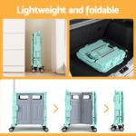 Emajin Shopping Trolley Cart 75L Foldable Green - Image 5