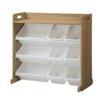 Oikiture 9 Bins Kids Toy Box Organiser Display Shelf - Image 8