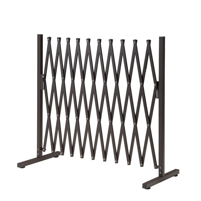 ZUNI Garden Fence Gate Expandable Barrier Indoor Outdoor Brown - Image 10