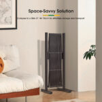 ZUNI Garden Fence Gate Expandable Barrier Indoor Outdoor Brown - Image 6