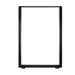 Oikiture 2X Table Legs Bench Box Steel Metal 71 X 50CM