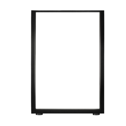 Oikiture 2X Table Legs Bench Box Steel Metal 71 X 50CM