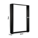 Oikiture 2X Table Legs Bench Box Steel Metal 71 X 50CM - Image 5