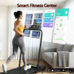 Everfit Treadmill Electric Walking Pad Incline Under Desk 380mm Black - Image 5