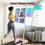 Everfit Treadmill Electric Walking Pad Incline Under Desk 380mm Pink - Image 5