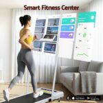 Everfit Treadmill Electric Walking Pad Incline Under Desk 380mm White - Image 5