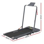 Everfit Treadmill Electric Walking Pad Under Desk Home Gym Fitness 400mm Grey - Image 2