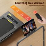 Everfit Treadmill Electric Walking Pad Under Desk Home Gym Fitness 400mm Grey - Image 6