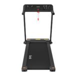 Everfit Treadmill Electric Home Gym Fitness Exercise Knob Foldable 450mm Black - Image 3