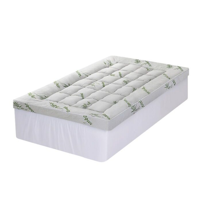 Giselle Mattress Topper 11cm Pillowtop toppers Bamboo Single - Image 2