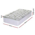 Giselle Mattress Topper 11cm Pillowtop toppers Bamboo Single - Image 3