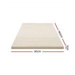 Giselle Bedding Latex Mattress Topper 5cm Single - Image 2