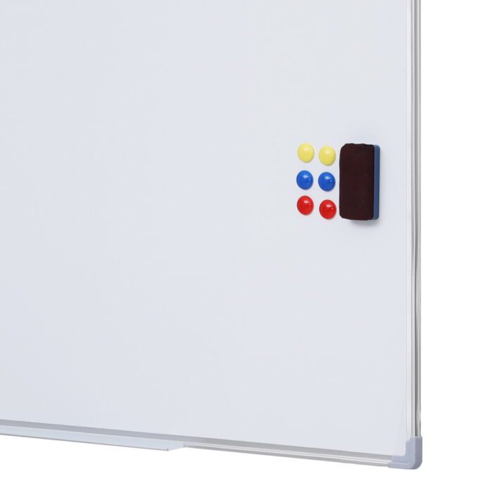 Magnetic Whiteboard 90x120cm Erase Board Marker Eraser Tray Home Office School - Image 4