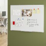 Magnetic Whiteboard 90x120cm Erase Board Marker Eraser Tray Home Office School - Image 5