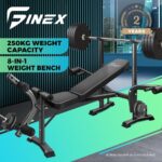 Finex Press Weight Bench 8in1 Multi-Station Fitness - Image 3