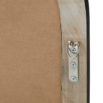 Oikiture Window Mirror Arched Wall Mirror 76x51cm Black - Image 3