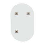 Oikiture Wall Mirror Oval Frameless 84x50cm - Image 9