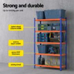 2 x 1.8M Giantz Garage Shelving Warehouse Rack - Image 4