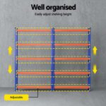 2 x 1.8M Giantz Garage Shelving Warehouse Rack - Image 5