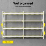 3Mx2M Giantz Garage Shelving Warehouse Rack - Image 5