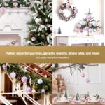 Jingle Jollys 33pcs Christmas Tree Decorations Set Baubles Ornaments Party Pink - Image 6