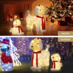 Jingle Jollys Christmas Lights 60 LED Fairy Light 2pcs Dog Decorations Set - Image 6